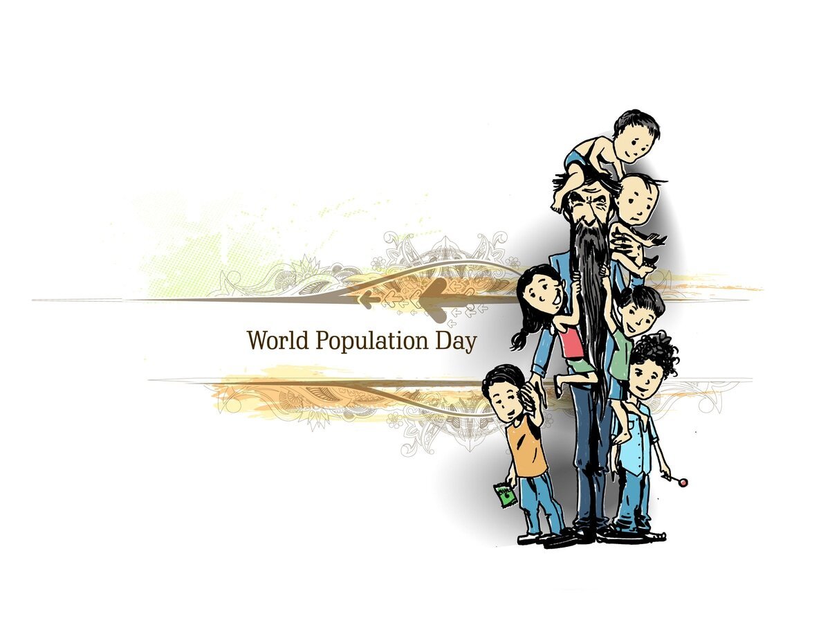 World Population Day Poster With Slogan
