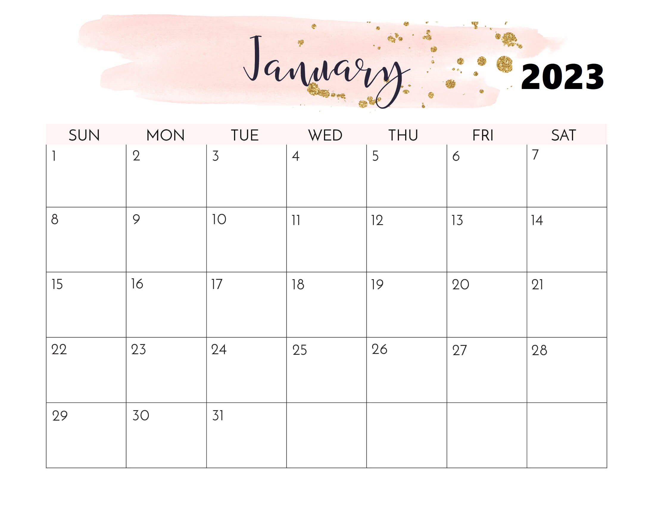 Here’s The Cute January 2023 Calendar I Could Find