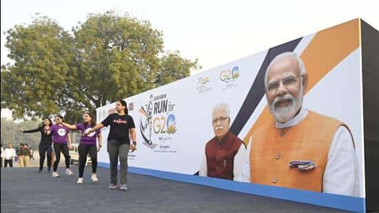 Run for G20 held in Gurugram