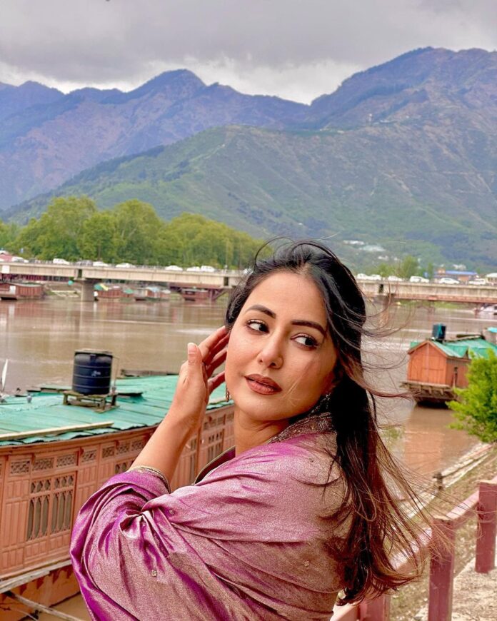 Hina Khan celebrating Eid in Kashmir