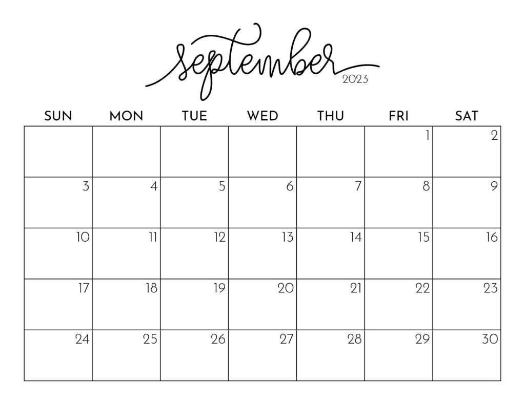 september 2023 calendar